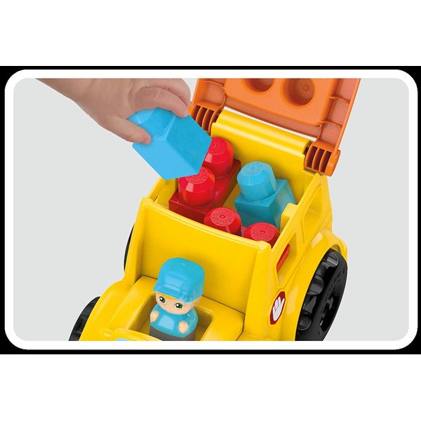 Auto z klockami Mega Bloks - autobus szkolny