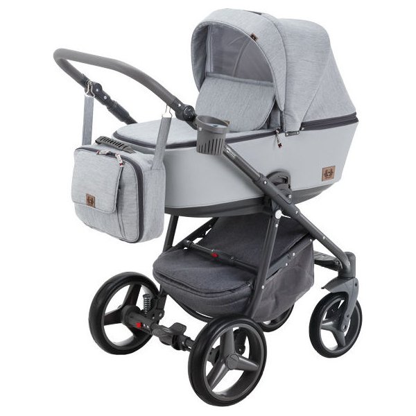 Wózek dziecięcy 3w1 Reggio Premium Adamex + fotelik Cabrio Fix Maxi-Cosi - Y-56/grey/blue