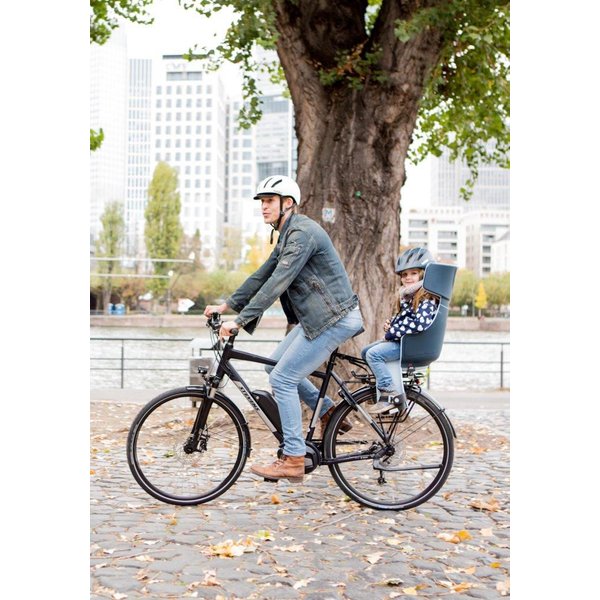 Fotelik rowerowy Go do ramy + kask Bobike - Marshmallow Mint