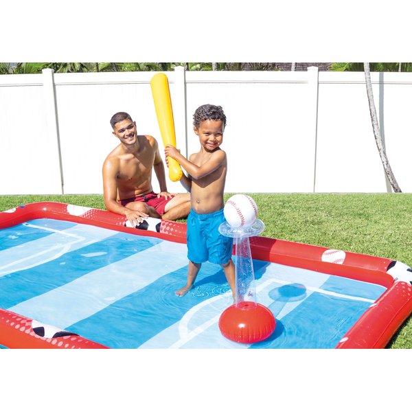 Brodzik, dmuchany plac zabaw Action Sports Play Center 325x267x102cm Intex