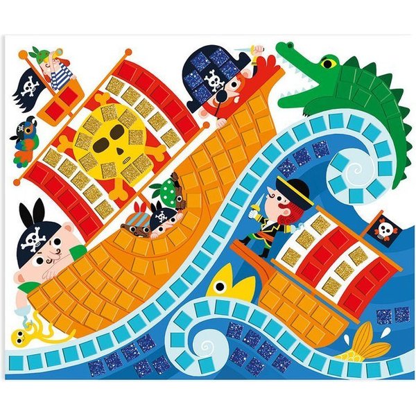 Zestaw kreatywny Mozaika Janod - Piraci