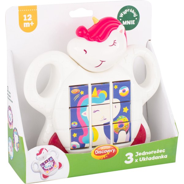 Układanka jednorożec 3x Dumel Discovery