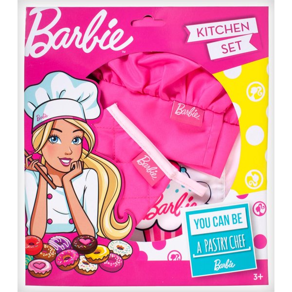 Barbie domowe wypieki + strój kucharski dla dziewczynki Mattel
