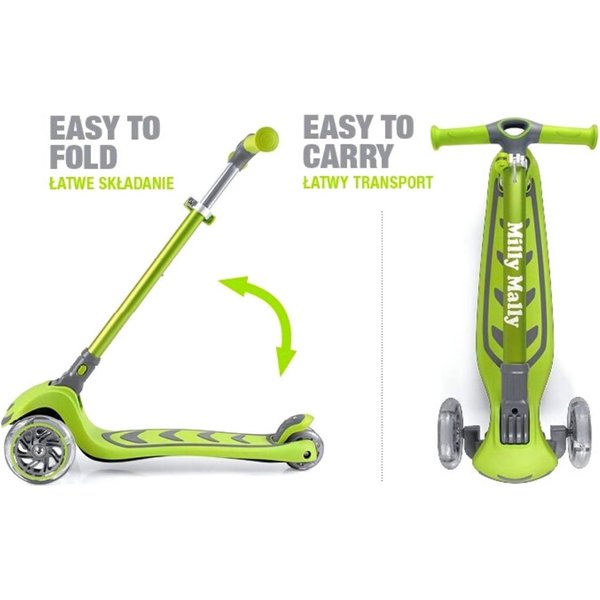 Hulajnoga trójkołowa Scooter Boogie Milly Mally - Green