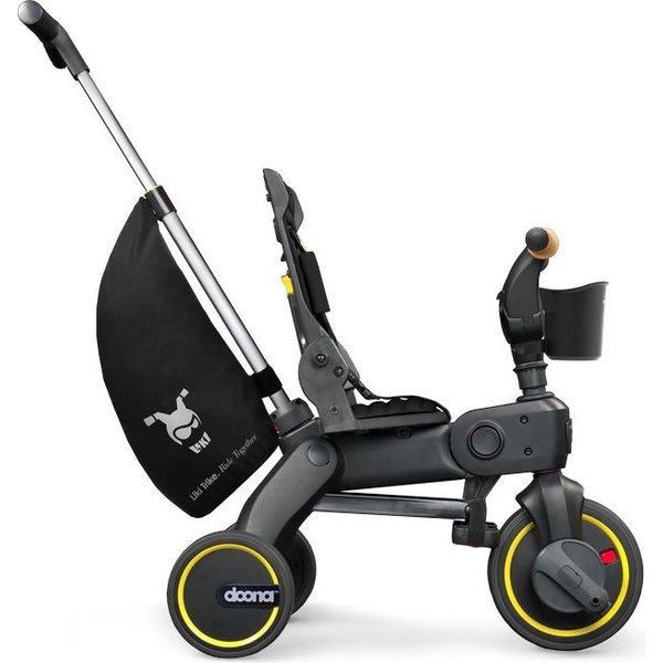 Składany rowerek trójkołowy Liki S5 5w1 Doona - czarny