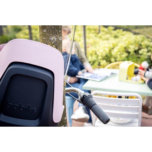 Fotelik rowerowy Go do ramy + kask Bobike - Marshmallow Mint