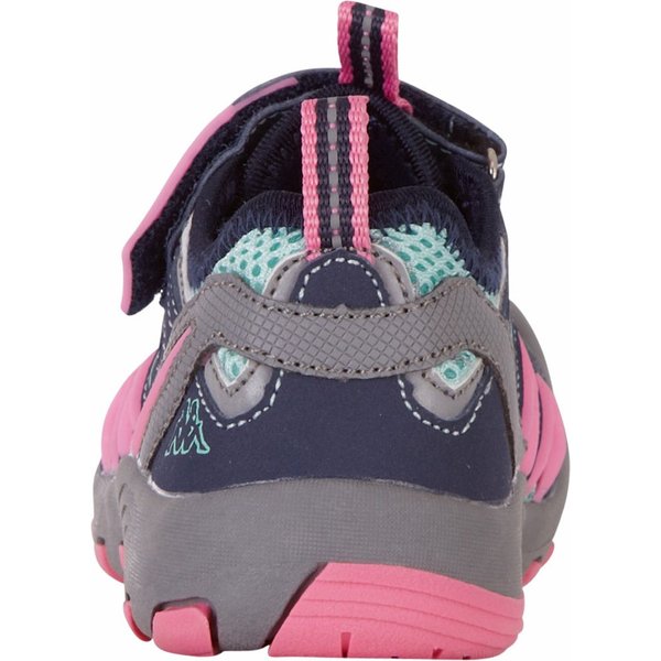 Sandały Reminder Jr Kappa - szare/różowe