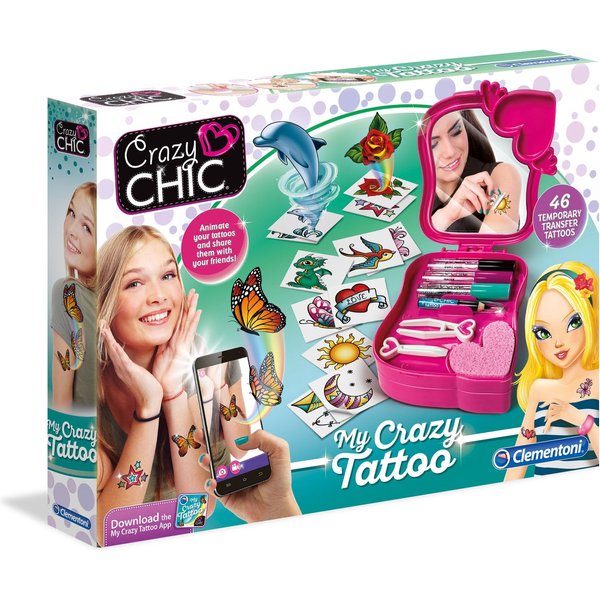 Crazy Chic studio tatuaże dla dzieci Clementoni