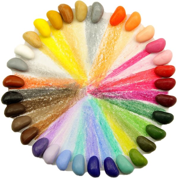 Kredki w pudełku 64 sztuki - 32 kolory Crayon Rocks