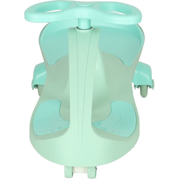 Jeździk grawitacyjny świecące koła LED - miętowy