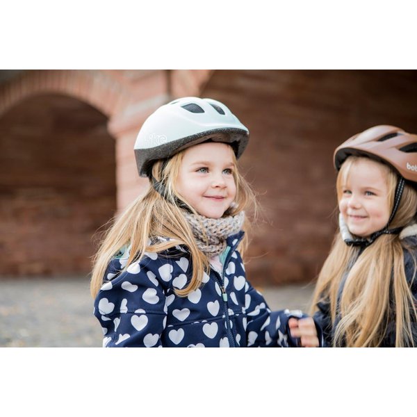 Fotelik rowerowy Go do ramy + kask Bobike - Marshmallow Mint