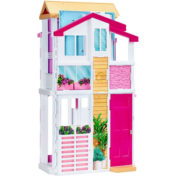 Barbie Miejski domek z wyposażeniem Mattel