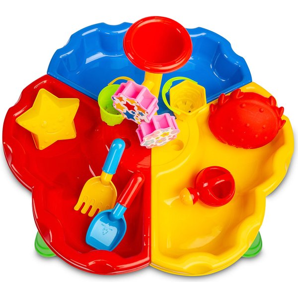 Stoliczek do wody i piasku z zabawkami Bali Toyz Caretero WYPRZEDAŻ