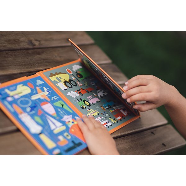 Puzzle magnetyczne 2w1 20el. 4+ Mudpuppy - środki transportu