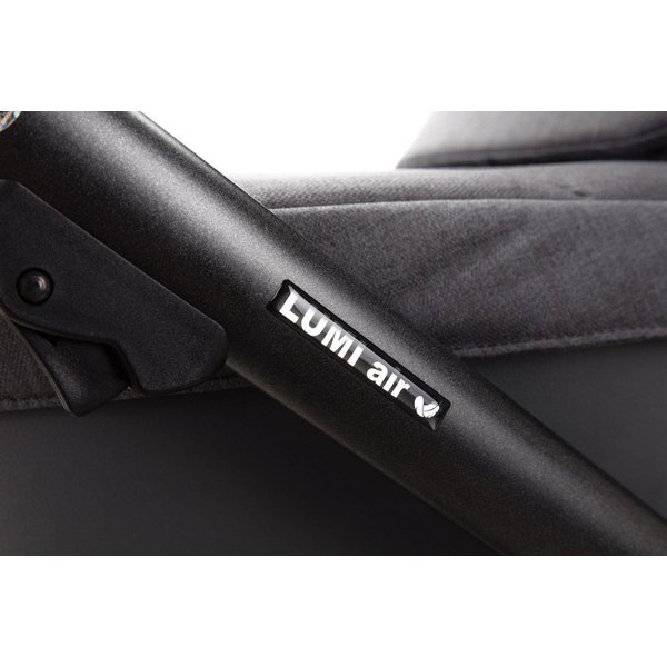 Wózek głęboko-spacerowy 2w1 Lumi Air Lux Adamex - PS108 grey