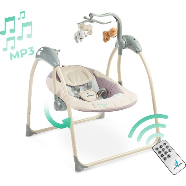 Huśtawka niemowlęca Loop Caretero - beżowa