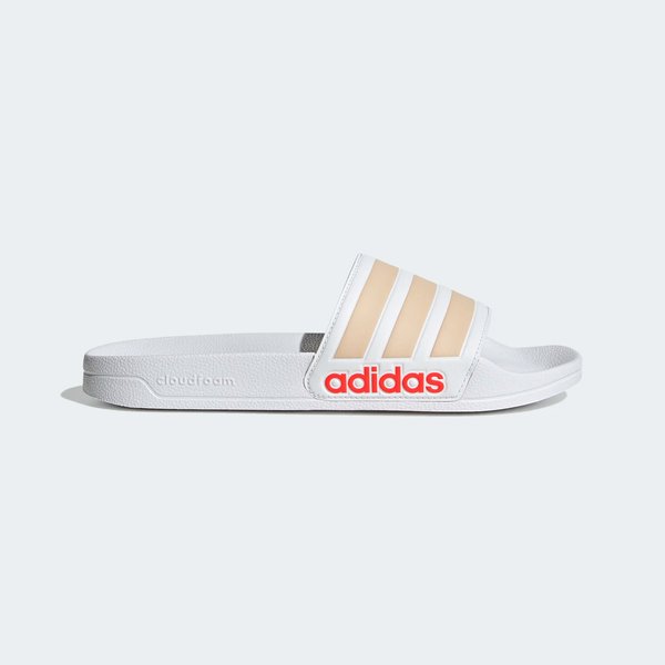 Klapki Adilette Shower Slides Wm's Adidas - cloud white/halo blush