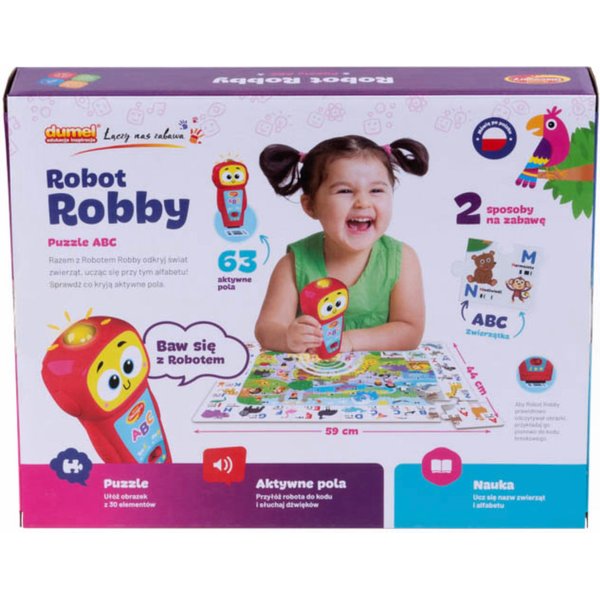 Puzzle Robot Robby ABC Dumel