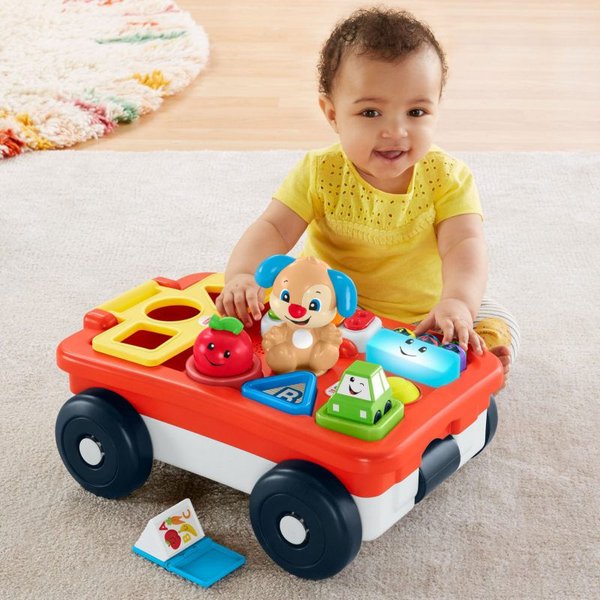 Edukacyjny wózek szczeniaczka Fisher Price