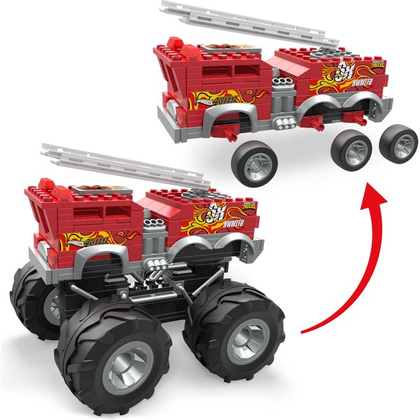 Wóz strażacki Monster Trucks 5-alarm Hot Wheels