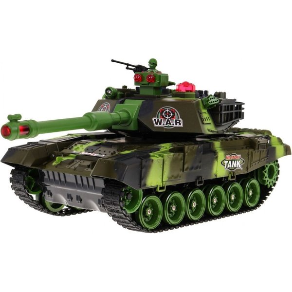Czołg zdalnie sterowany R/C - zielony