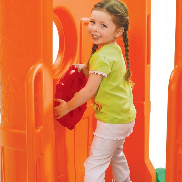 Most z tunelem i zjeżdżalnią Step2 - kolorowy