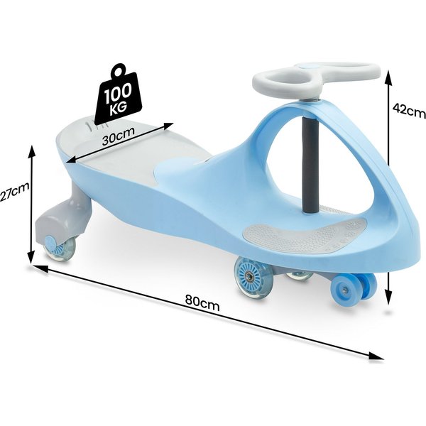 Jeździk grawitacyjny Spinner Toyz - niebieski