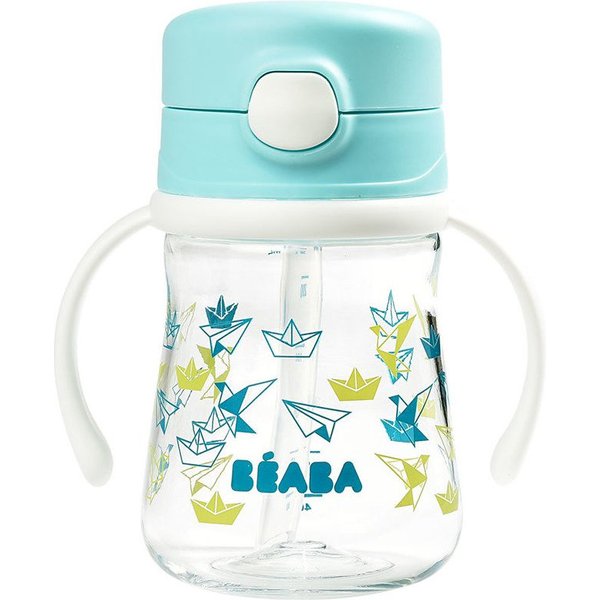 Butelka-bidon tritanowa ze słomką 240 ml Beaba - light blue
