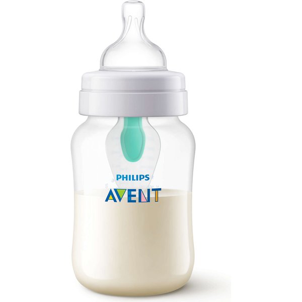 Butelka antykolkowa z nakładką Anti-colic 260 ml Avent