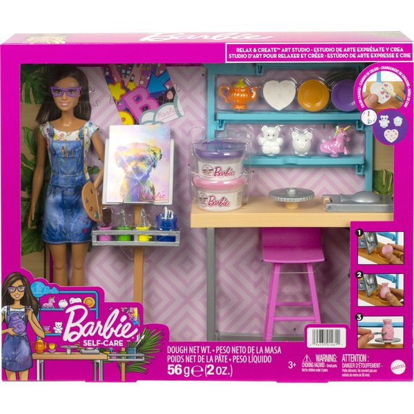Barbie Pracownia artystyczna zestaw + lalka Mattel Wyprzedaż