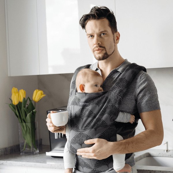 Nosidełko ergonomiczne City Zaffiro - Graphite Fern