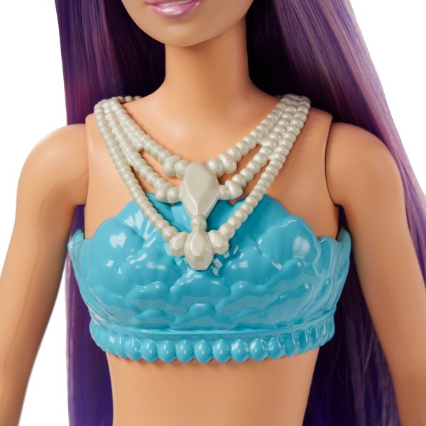 Barbie Dreamtopia Syrenka lalka podstawowa Mattel - fioletowo-niebieski