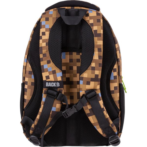 Plecak młodzieżowy Backup 4 Model A 26L Derform - zielono - brązowy