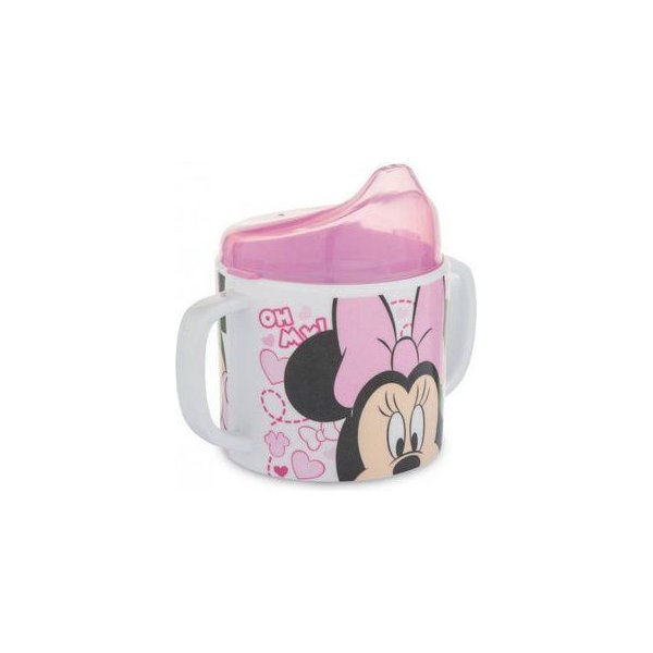 Miseczka z pokrywką i łyżeczką + kubek z uchwytami Lulabi - Myszka Minnie