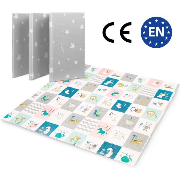 Mata edukacyjna Inda Alphabet 180x200cm Kidwell - Alphabet 180x200