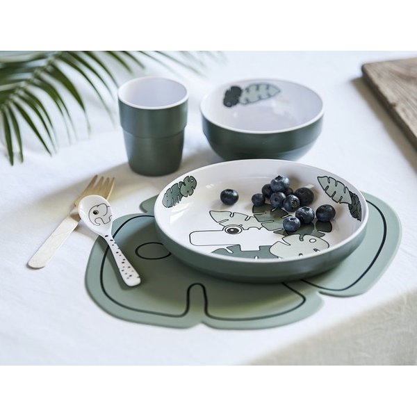Zestaw obiadowy dla dzieci 5el. Tiny Tropics Done by Deer