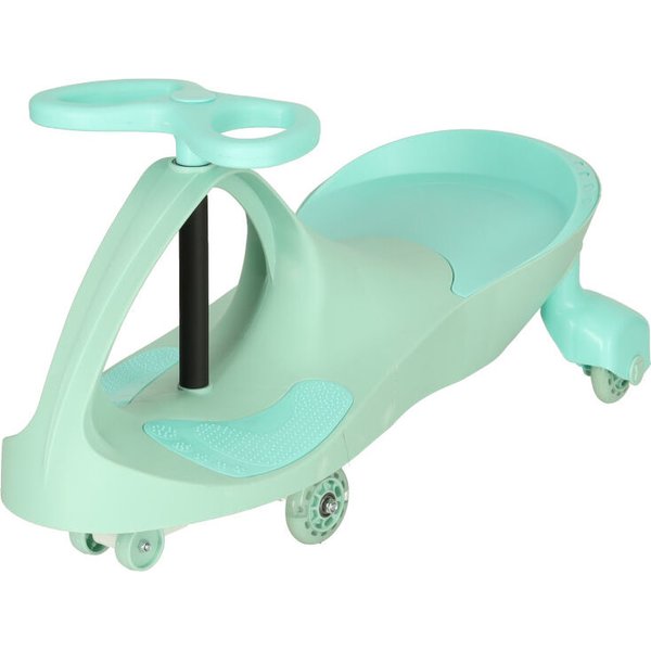 Jeździk grawitacyjny świecące koła LED - miętowy