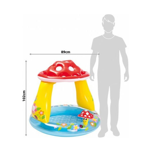 Basen dziecięcy 102x89cm Muchomor Intex - Muchomor