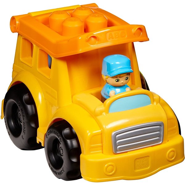 Auto z klockami Mega Bloks - autobus szkolny