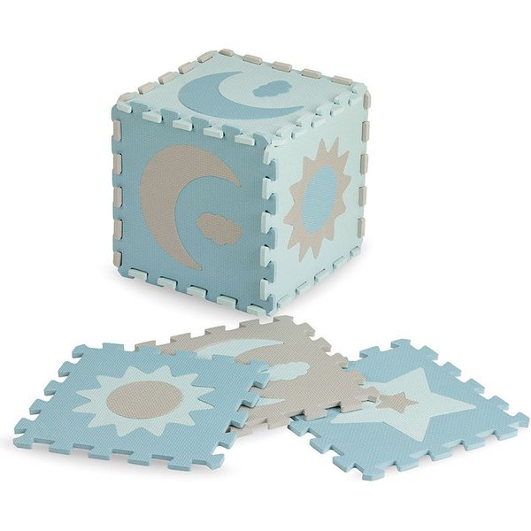 Mata, puzzle piankowe Nebe Momi - niebieski