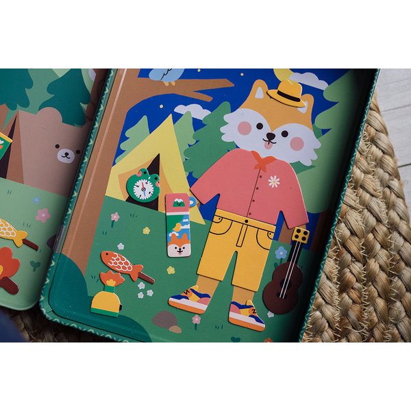 Magnetyczne postacie Mudpuppy - Wesoły biwak