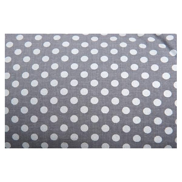 Poduszka do karmienia 140 cm Comfort Exclusive Zaffiro - Grochy szaro-srebrne