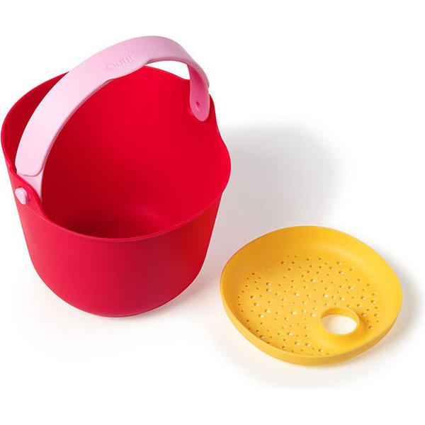 Wiaderko z sitkiem Bucki Quut - Cherry + Banana Pink