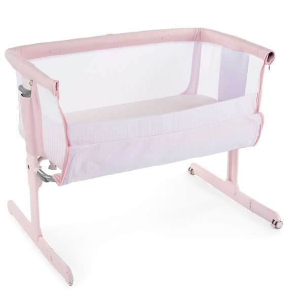 Łóżeczko dostawne Next2Me Chicco - air paradise pink