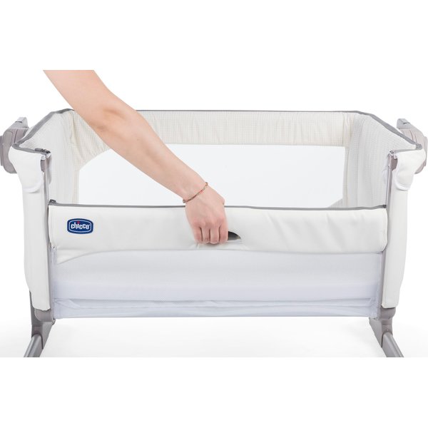 Łóżeczko dostawne Next2Me Magic Chicco - white snow