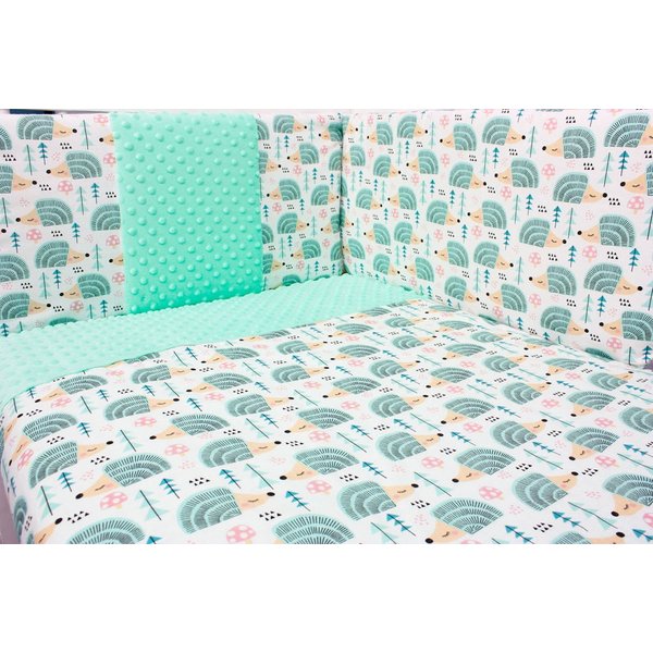 Pościel drukowana minky z ochraniaczem 100x135cm Gluck