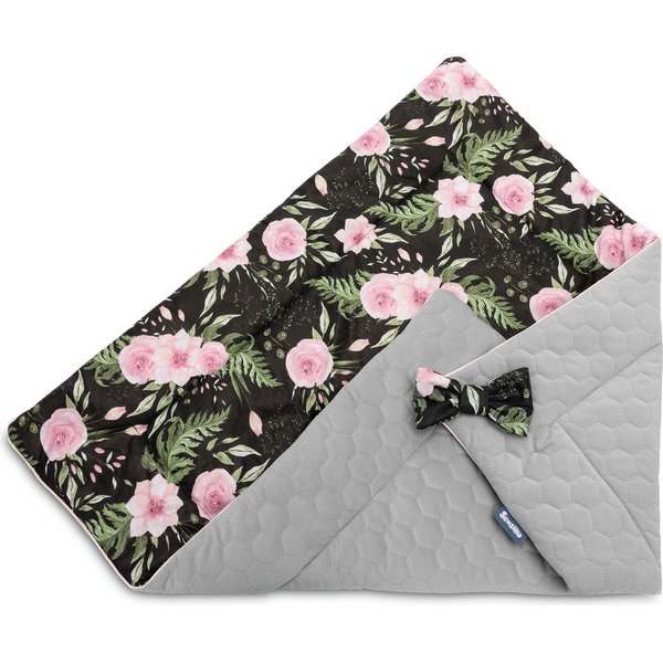 Rożek velvet 75x75cm Sensillo - kwiaty