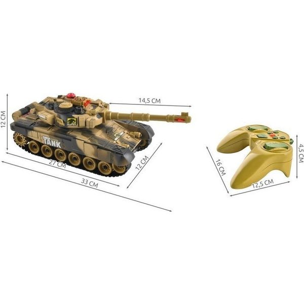 Czołgi zdalnie sterowane - zestaw 2szt.