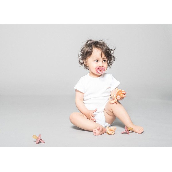 Anatomiczny smoczek kauczukowy 0-3 msc korony Hevea