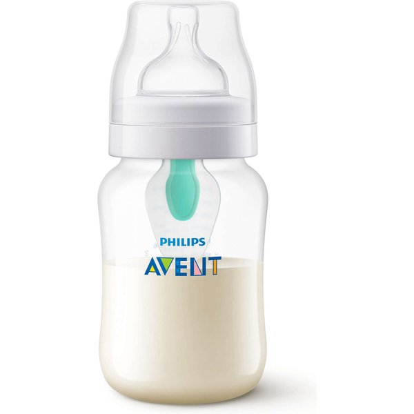 Butelka antykolkowa z nakładką Anti-colic 260 ml Avent
